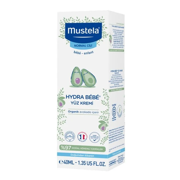 Mustela Hydra Bebe Face 40 ml ürün görseli 1