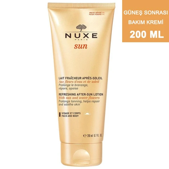Nuxe Sun Lait Fraicheur Apres Soleil-Güneş Sonrası Bakım Kremi 200 ml ürün görseli 1