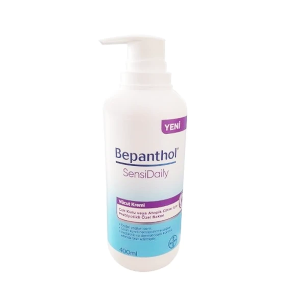 Bepanthol Sensidaily Vücut Kremi 400 ml ürün görseli 1
