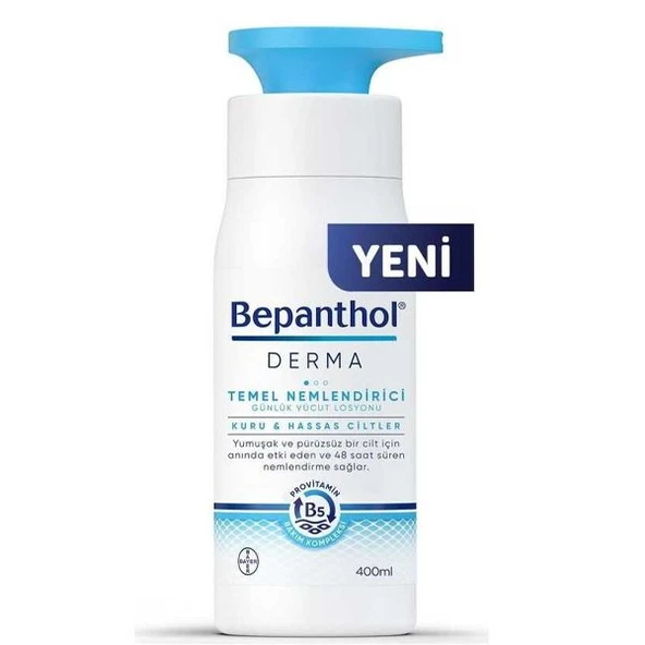 Bepanthol Derma Temel Nemlendirici Günlük Vücut Losyonu 400 ml ürün görseli 1