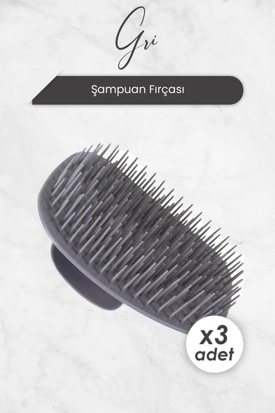 Nascita Şampuan Fırçası Gri 4237 x 3 Adet ürün görseli 1