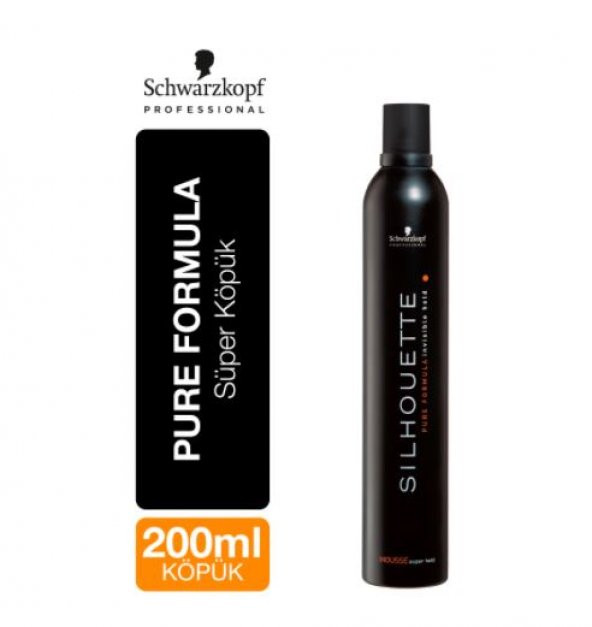 Schwarzkopf Silhouette Super Hold Saç Köpüğü 200 ML ürün görseli 1
