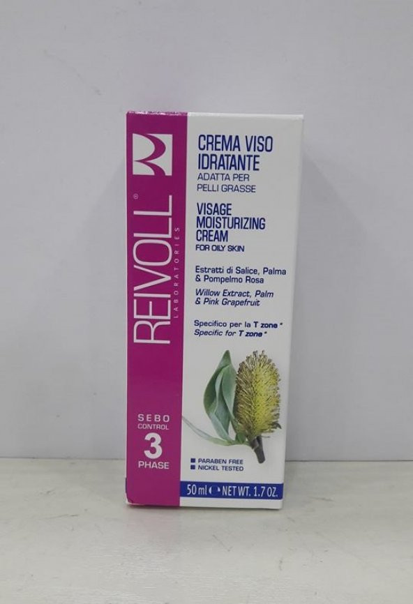 Reivoll Yağlı Akne ve Sivilceli  Ciltler için Dengeleyici Yağsız Krem 50 ml ürün görseli 1