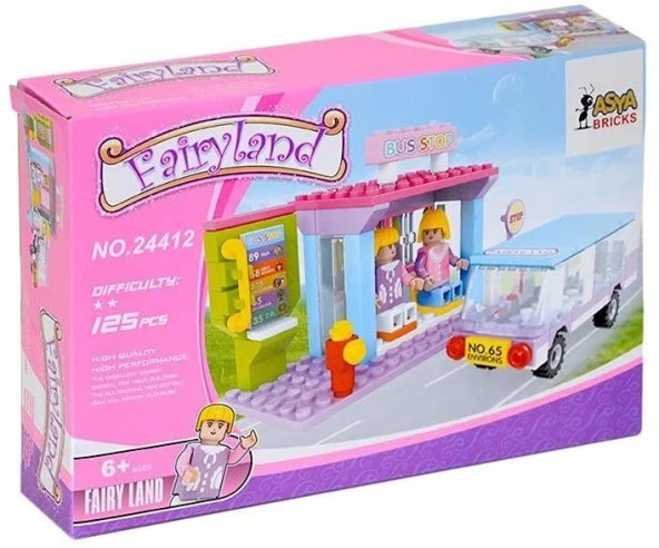 Ausini Fairy Land 125 Parça Otobüs Durağı (BUS STOP) Lego Seti - 24412 ürün görseli 1