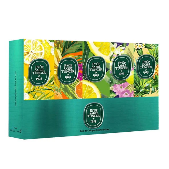 Eyüp Sabri Tuncer Mini Kolonya Citrus Serisi No 5 Seti 5'li 16 ml ürün görseli 1