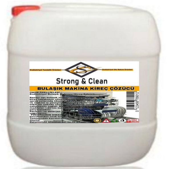 Bulaşık Makina Kireç Çözücü 30kg ürün görseli 1