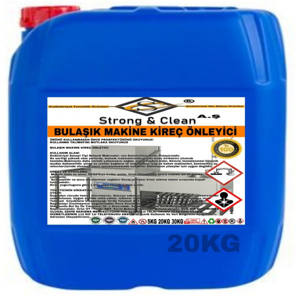 Bulaşık Makine Kireç Önleyici 20KG ürün görseli 1