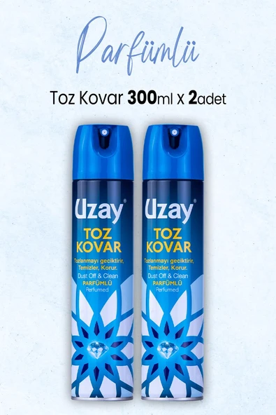 Uzay Toz Kovar Parfümlü 300 ml x 2 Adet ürün görseli 1