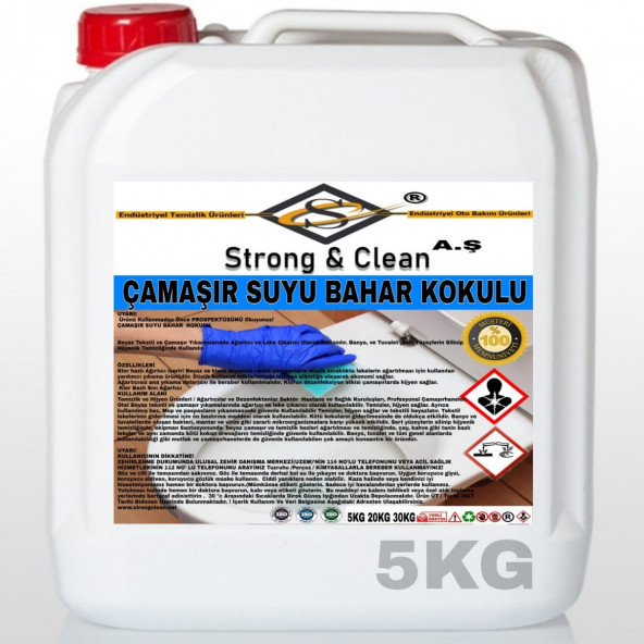 Çamaşır Suyu Bahar Kokulu 5kg ürün görseli 1