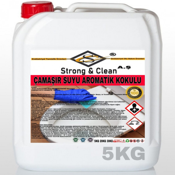 Çamaşır Suyu Aromatik Kokulu 5kg ürün görseli 1