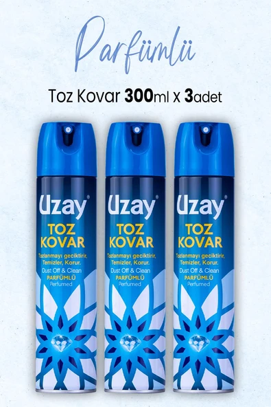 Uzay Toz Kovar Parfümlü 300 ml x 3 Adet ürün görseli 1