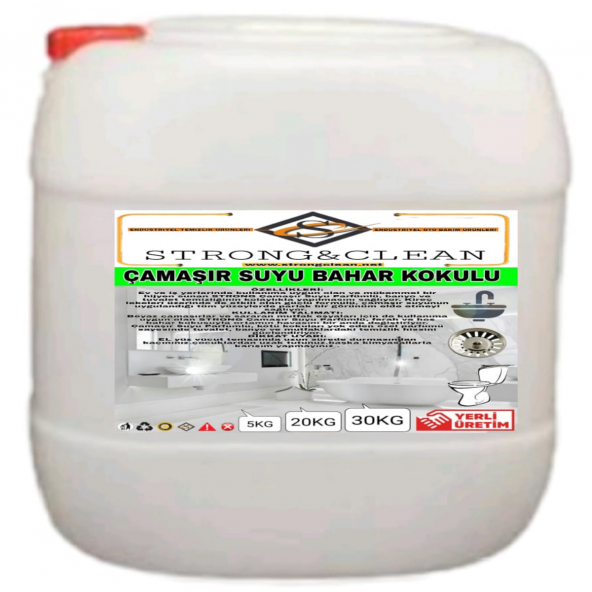 Çamaşır Suyu Bahar Kokulu 30kg ürün görseli 1