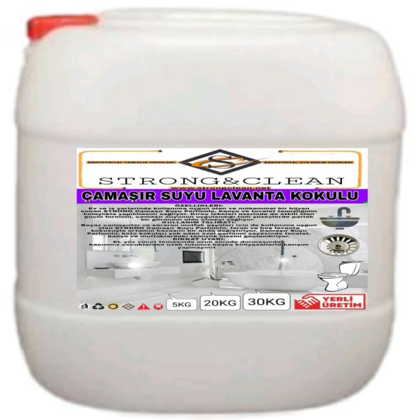 Çamaşır Suyu Lavanta Kokulu 30kg ürün görseli 1
