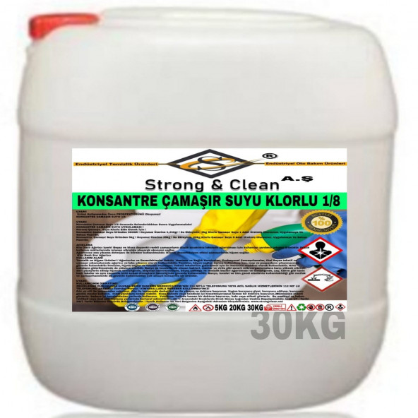 ÇAMAŞIR SUYU KONSANTRE 1/8 30KG ürün görseli 1