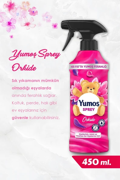 Orkide Sprey Koku 2 Adet, Pamuk Hediyeli - Resim 2