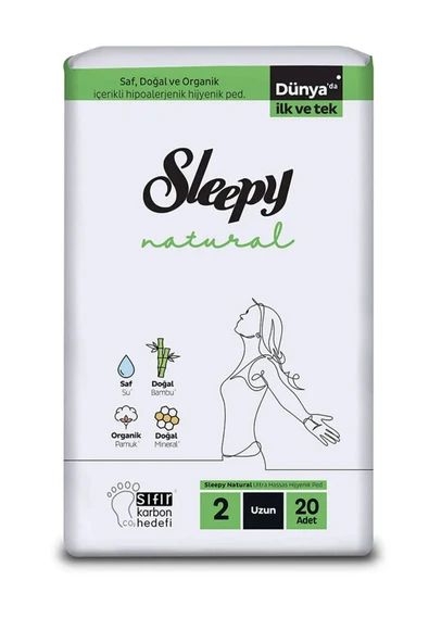 Natural Ultra Hassas Hijyenik Ped Uzun 40'li ürün görseli 1