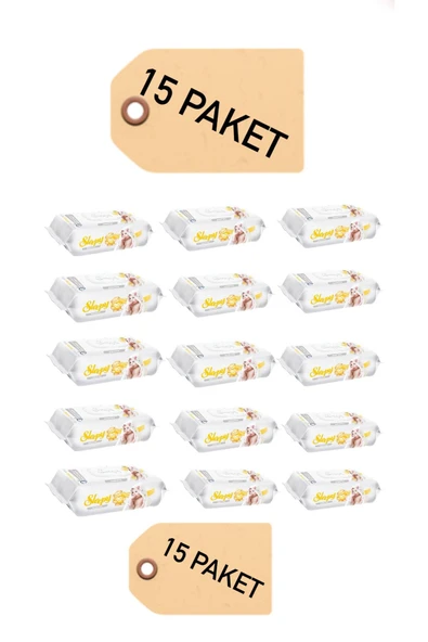 Sensitive 90 Yaprak 15'li Paket Islak Mendil & Havlu ürün görseli 1