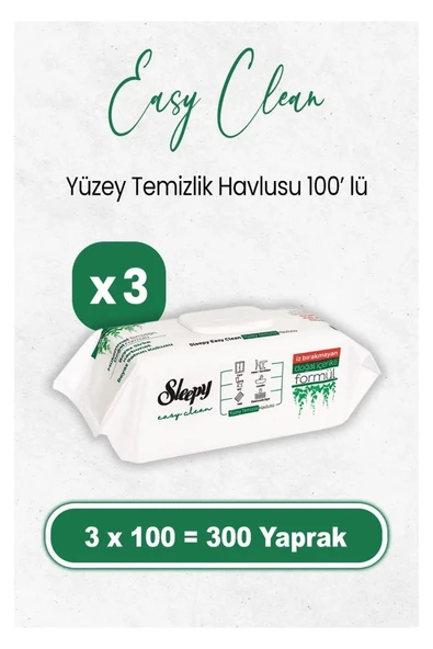 Easy Clean Yüzey Temizlik Havlusu 300'LÜ ürün görseli 1