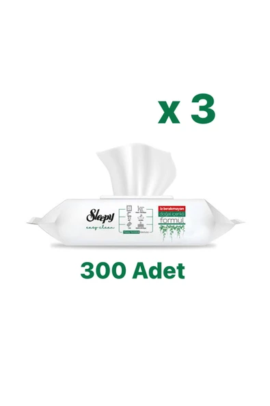 Sleepy Easy Clean Yüzey Temizlik Havlusu 100'lü x 3 ürün görseli 1