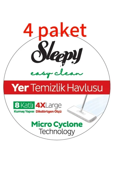 Yüzey Temizleme Havlusu, 4 Xl 8 Kat, 4 Adet, Dayanıklı Özel Ambalaj ürün görseli 1