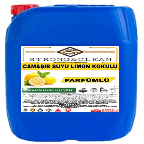 Çamaşır Suyu Limon Kokulu 20kg ürün görseli 1