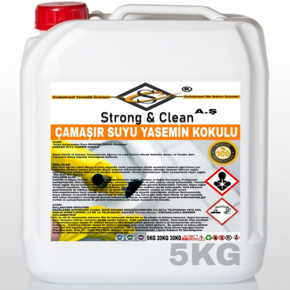 Çamaşır Suyu Yasemin Kokulu 5kg ürün görseli 1