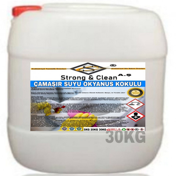 Çamaşır Suyu Okyanus Kokulu 30kg ürün görseli 1