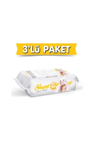 Islak Mendil Sensitive 90 Yaprak X 3 Adet 270 Yaprak ürün görseli 1