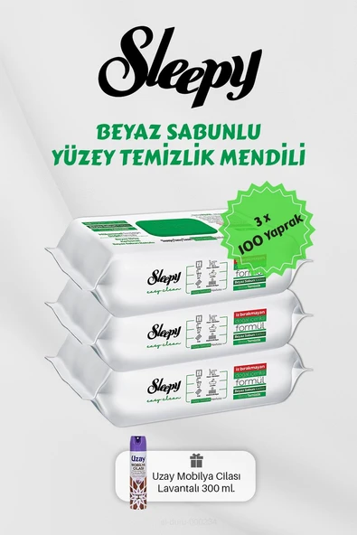 300 Adet Easy Clean Havlu, Lavantalı Mobilya Cilası Hediyeli ürün görseli 1