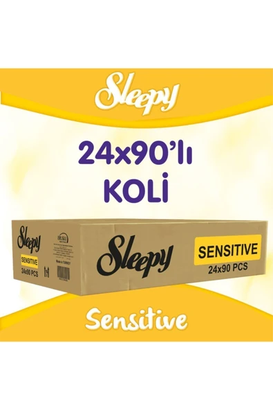 Sensitive Islak Havlu 90'lıx24 Paket=2160 Adet - Resim 2