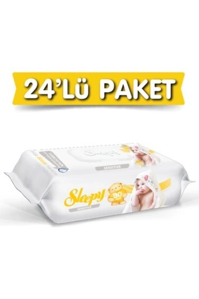 Sensitive Islak Havlu 90'lıx24 Paket=2160 Adet ürün görseli 1