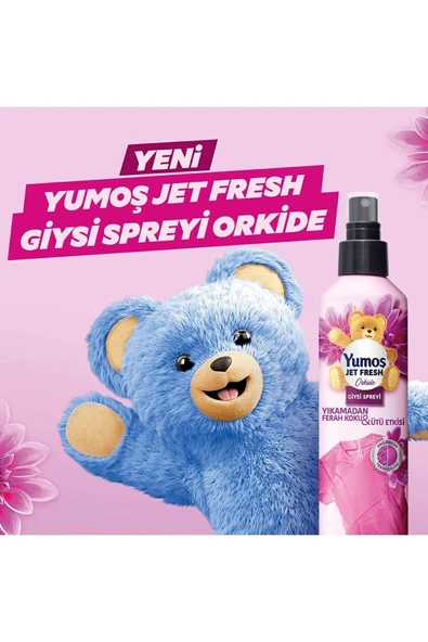Yumoş Jet Fresh Ütü Etkisi Giysi Spreyi Orkide 200 ml ürün görseli 1