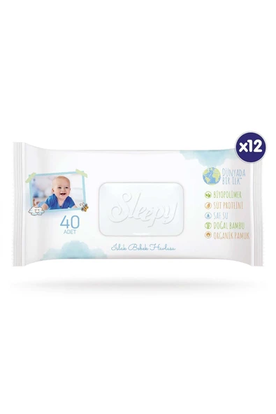 Bio Natural Islak Havlu 12x40 (480 Yaprak) ürün görseli 1