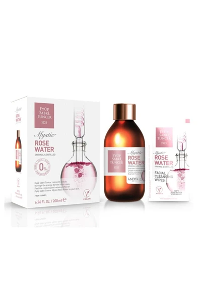 Eyüp Sabri Tuncer Mistik Gül Suyu Cam Şişe 200 ml ve The Adventure 250 ml Vücut Spreyi ürün görseli 1
