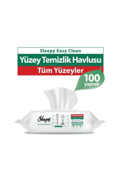 Easy Clean Yüzey Temizlik Havlusu 100' Lü ürün görseli 1
