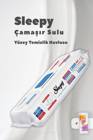 Sleepy 4XL Mopa Uyumlu Çamaşır Sulu Havlu ve Pamuk ürün görseli 1