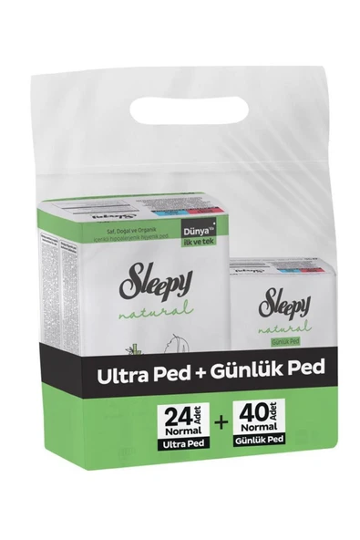 normal ped 24 lü +günlük ped 40 lı ürün görseli 1