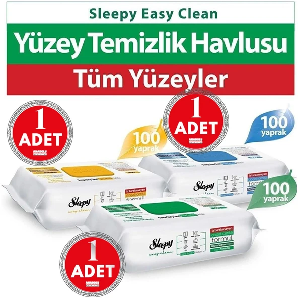 Sleepy Yüzey Temizlik Beyaz Sabun, Çamaşır Sulu, Arap Sabunlu 3X100 ürün görseli 1
