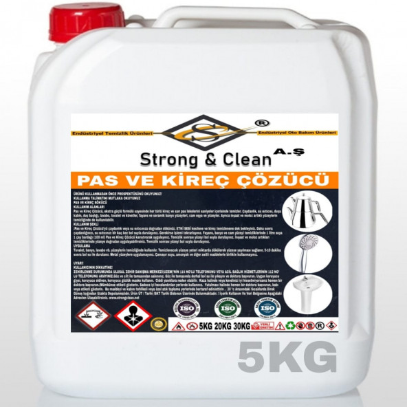 Pas ve Kireç Çözücü 5kg ürün görseli 1