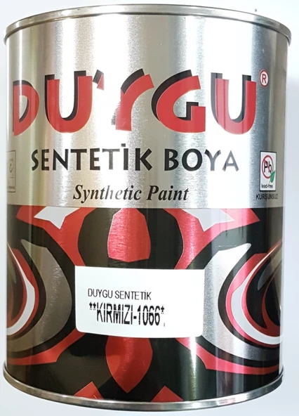 Duygu Sentetik KIRMIZI Boya GALON 2.850 Kg. ürün görseli 1
