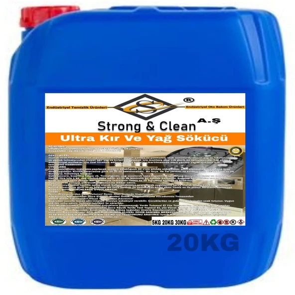 Kir Ve Yağ Çöz Ultra 20KG ürün görseli 1