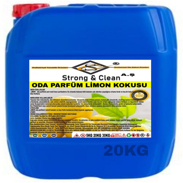 Oda Parfüm Limon Kokulu 20kg ürün görseli 1
