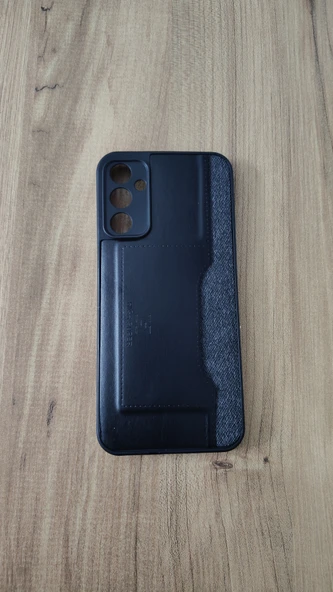 SAMSUNG A14 5G SİLİKON KILIF SİYAH-GRİ ürün görseli 1