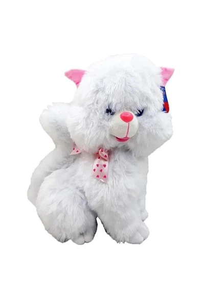 Peluş 50 Cm Sesli Oturan Tombul Kedi OYUN VE  UYKU ARKADAŞIM ürün görseli 1