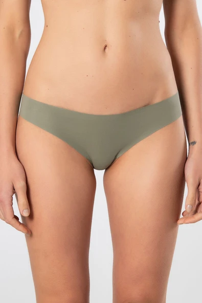 Türen Kadin Lazer Kesim Pamuklu Bikini Külot 907/Yeşil ürün görseli 1