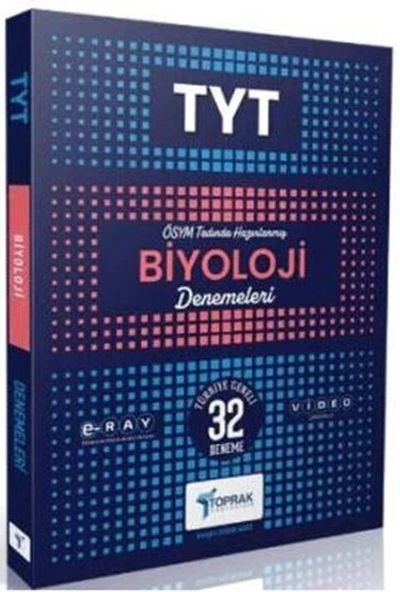 TYT Biyoloji 32 li Deneme Kitabı Toprak Yayıncılık ürün görseli 1