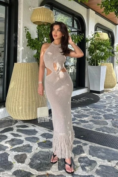 Marlene Püskül Detaylı Elbise 2777 - Resim 2