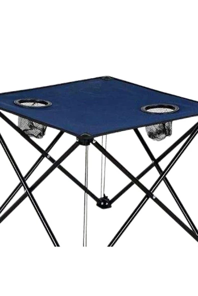 Katlanır Kamp Masası Lacivert 47cm - Resim 5