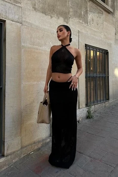 Sidney Kroşe Crop Takım 9843 - Resim 8