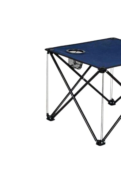 Katlanır Kamp Masası Lacivert 47cm - Resim 4